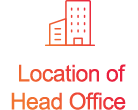 Location of Head Office